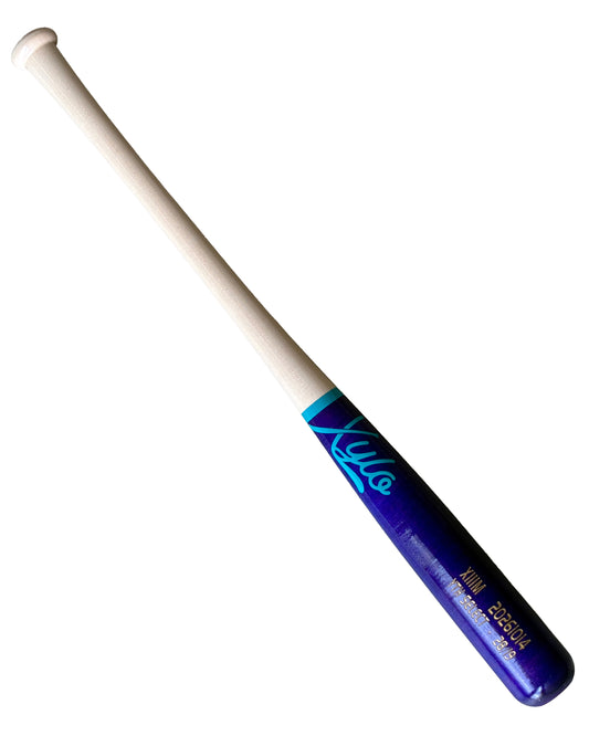 Youth Select Wood Bat - Purple/Natural - 28" / 19 oz